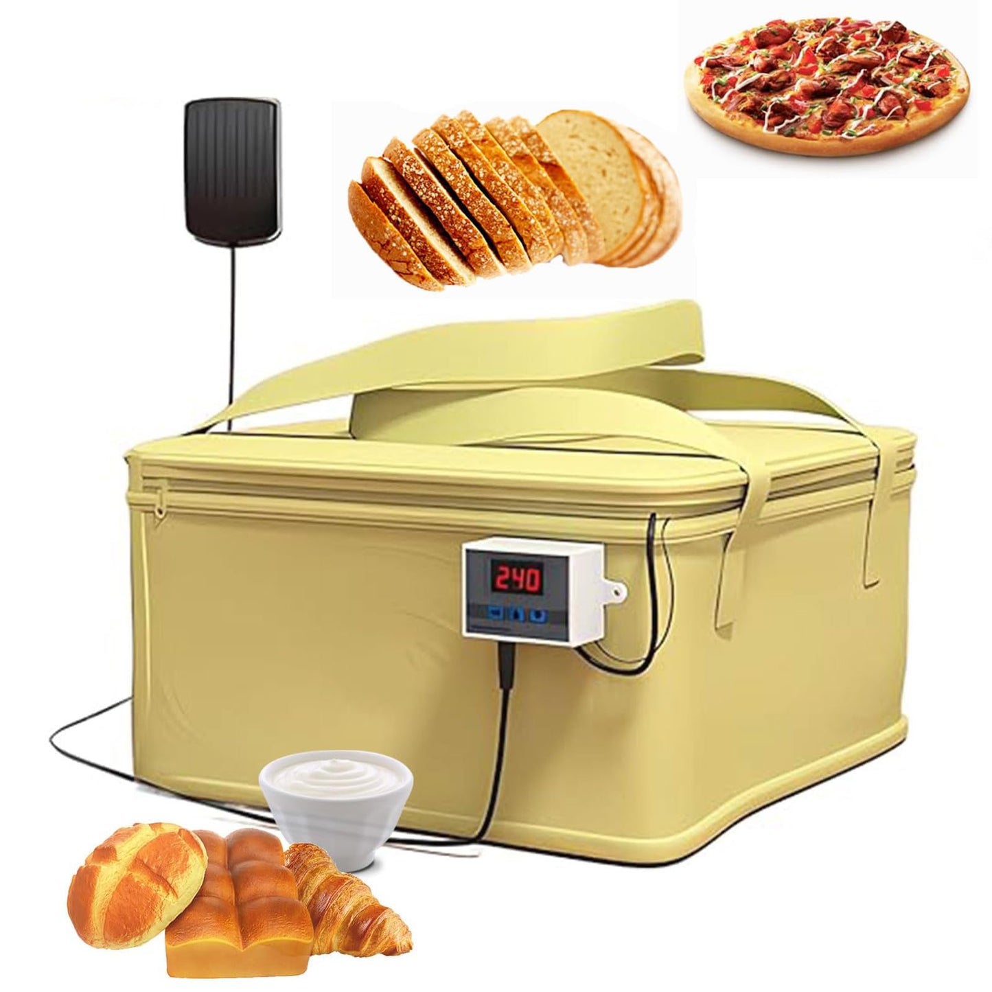 Sourdough Proofing Box 29×30×19 cm – 220V Dough Fermentation