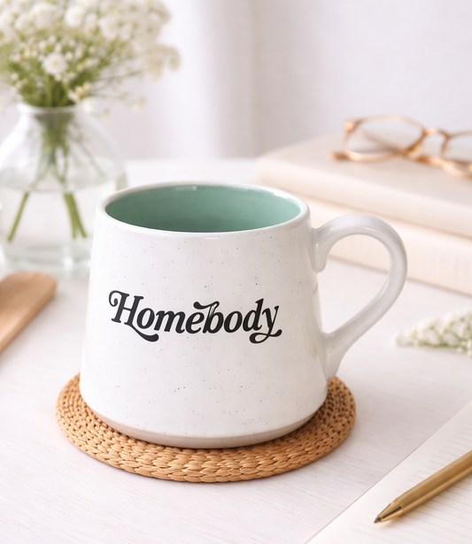 Ceramic Coffee Mug - Cozy Girl Bookclub / Homebody