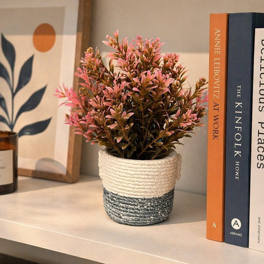 Soft Blush Mini Ceramic Plant Pot