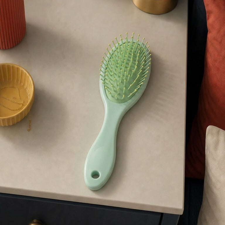 Superior Compact Cushion Hair Brush – Detangling & Smoothing Brush