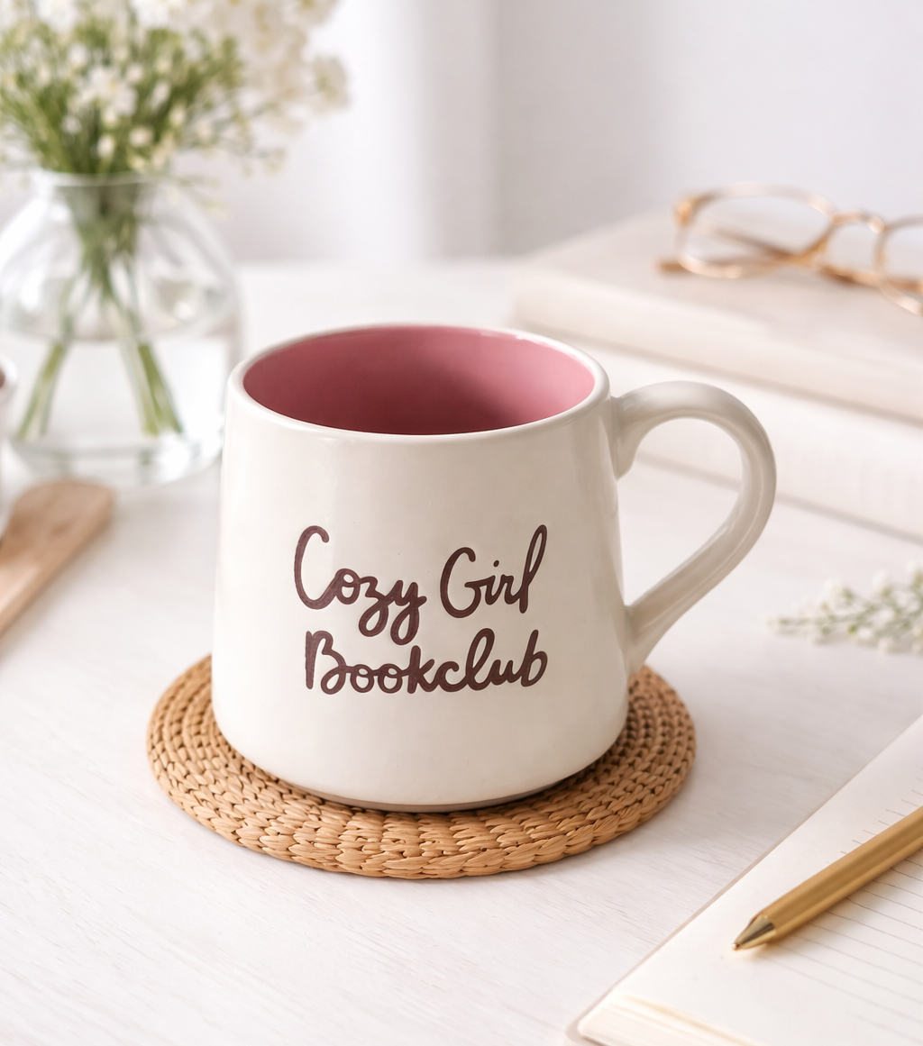Ceramic Coffee Mug - Cozy Girl Bookclub / Homebody