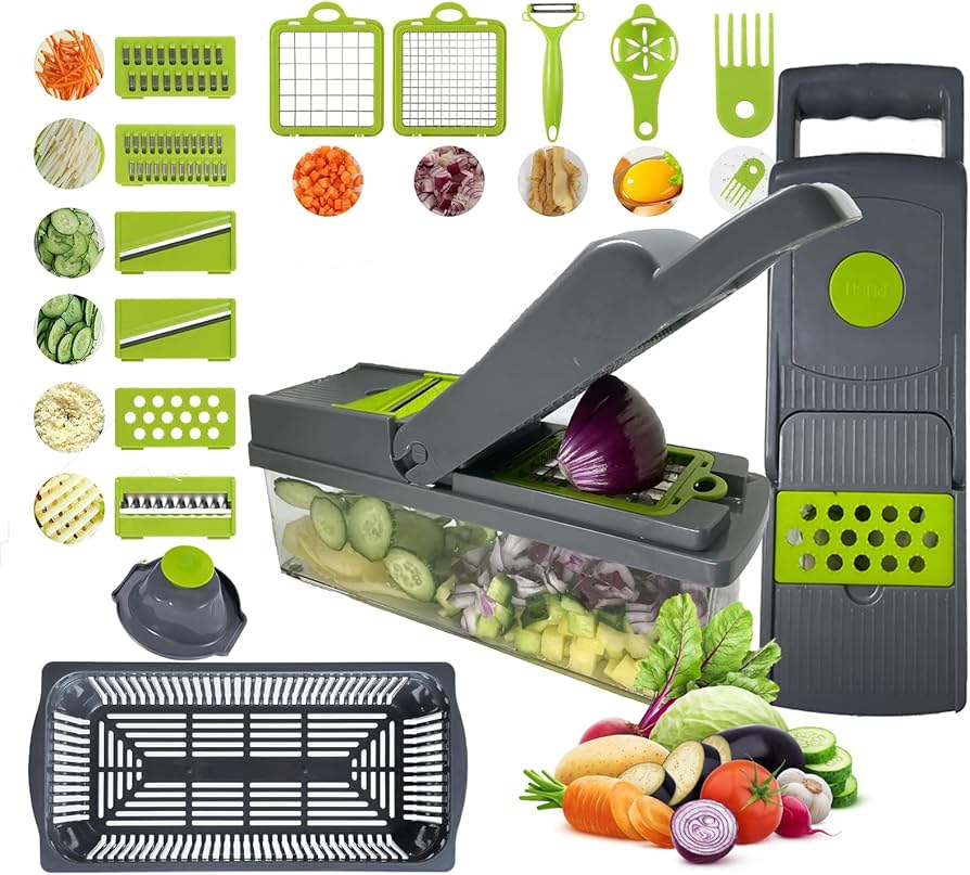 Veggie Slicer - 14 pcs Slicer and Grater