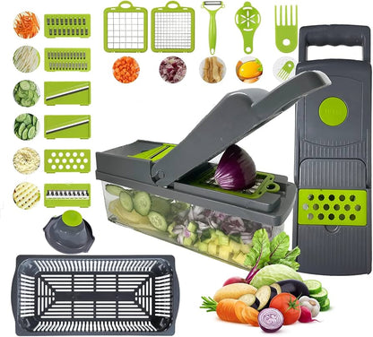 Veggie Slicer - 14 pcs Slicer and Grater