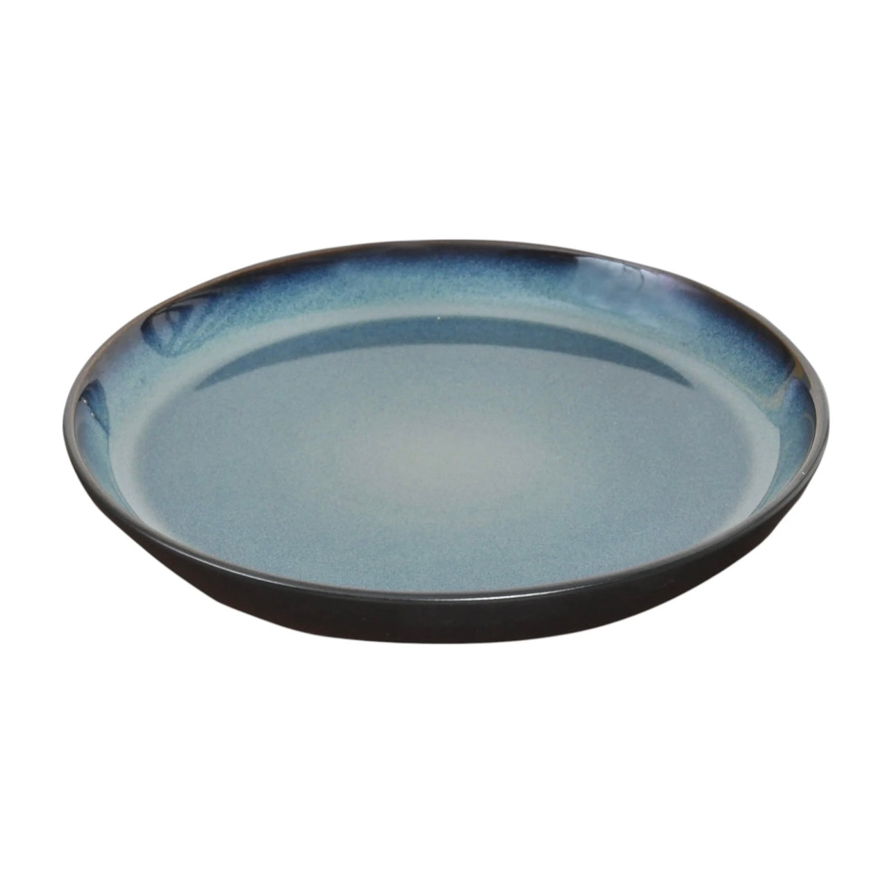 IKEA GLADELIG Ocean Blue- 10.5" Ceramic Plate / Set of 6 pcs