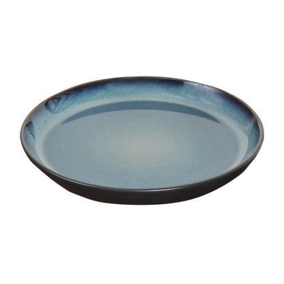 IKEA GLADELIG Ocean Blue- 10.5" Ceramic Plate / Set of 6 pcs