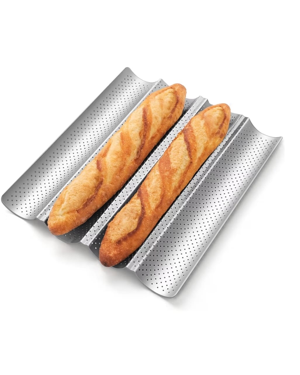 Baguette Baking Tray – Non-Stick Perforated Pan