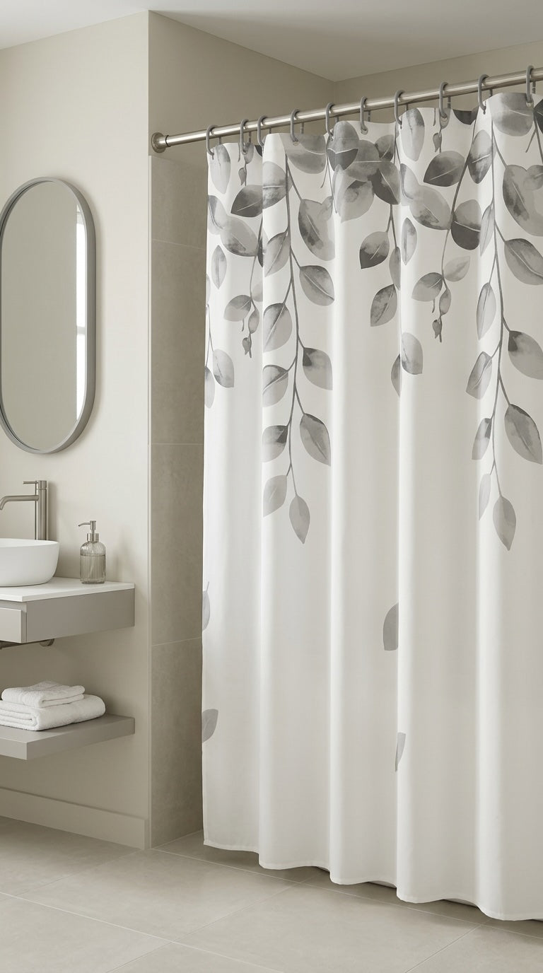 Modern Shower Curtain – Stylish & Water-Resistant Bathroom Essential