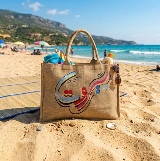Large Beach Bag | Stylish Summer Tote Bag for Beach, Pool & Travel Lebanon