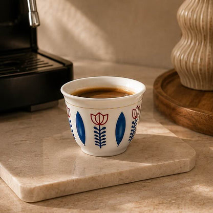 12-Piece Traditional Lebanese Coffee Cup Set