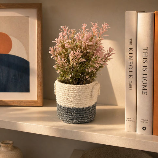 Soft Blush Mini Ceramic Plant Pot