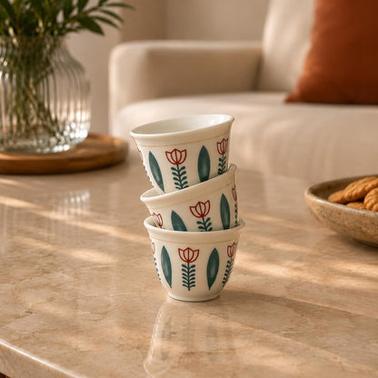 12-Piece Traditional Lebanese Coffee Cup Set