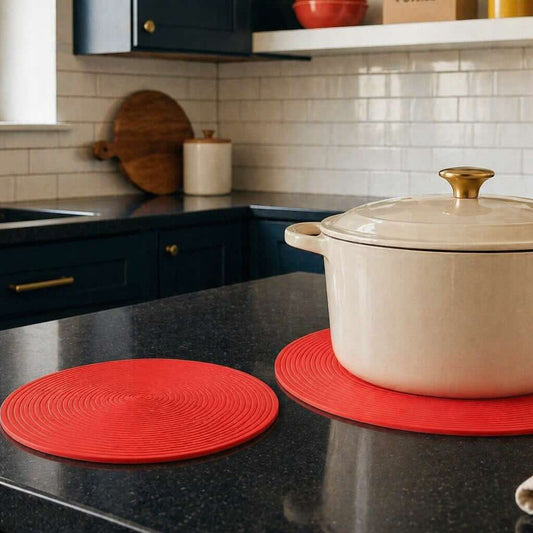 Silicone Trivet for Pots & Pans – Red