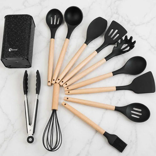 11-in-1 | Kitchen Utensils - Black