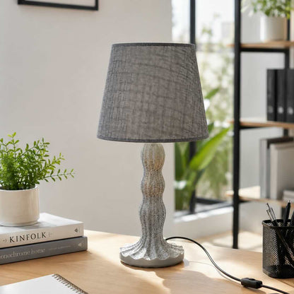 Modern Table Lamp with Fabric Shade