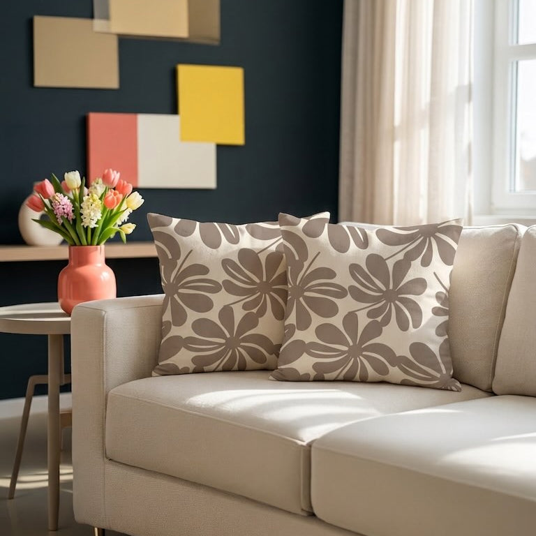 42x42cm Decorative Pillow Set – Modern Soft Cushion Covers Set of 2