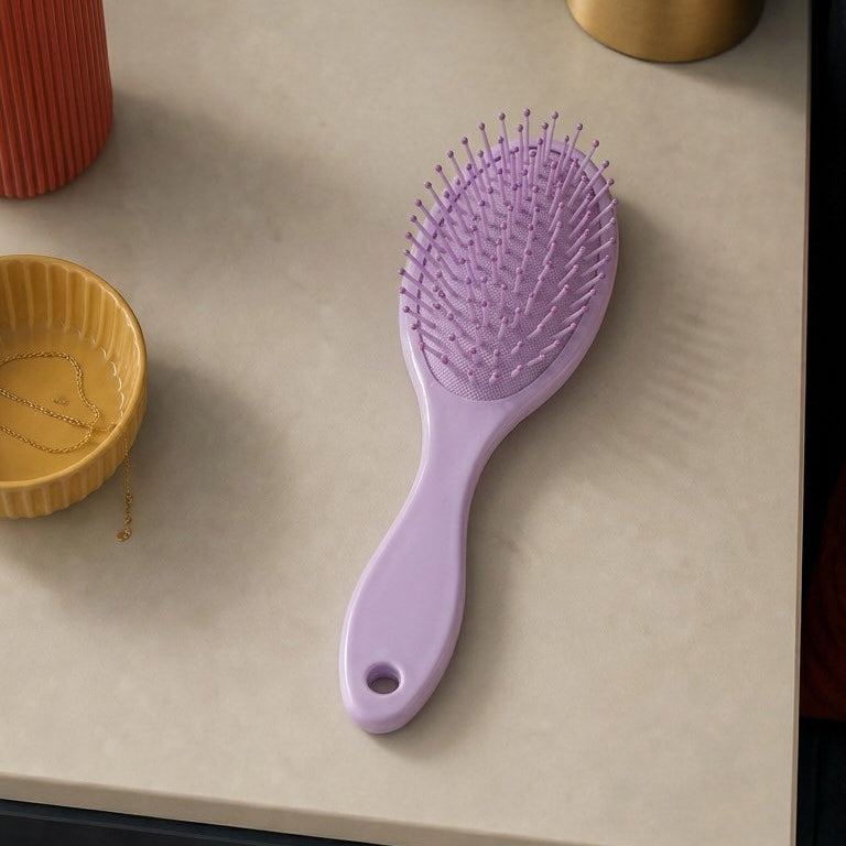 Superior Compact Cushion Hair Brush – Detangling & Smoothing Brush