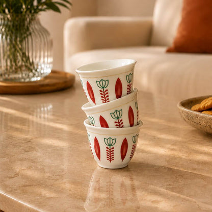 12-Piece Traditional Lebanese Coffee Cup Set