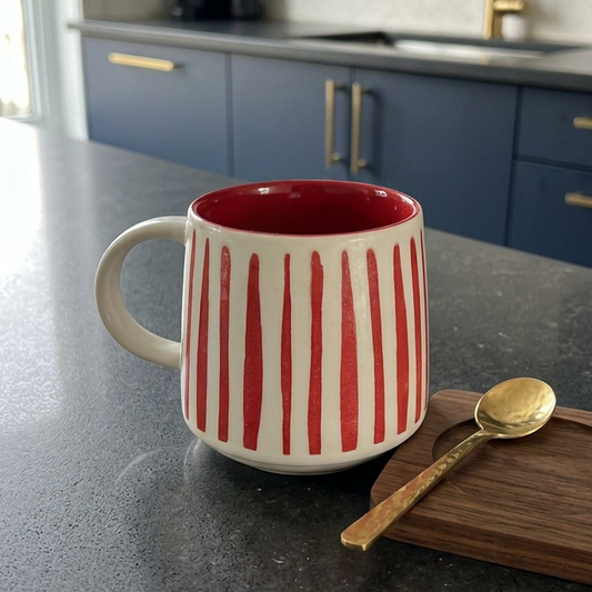 Red Ceramic Coffee Mug – Everyday Tea & Coffee Cup