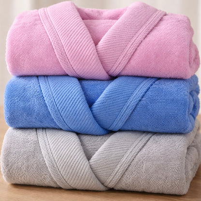 Egyptian Quality - Hooded Bathrobe – Soft Cotton Terry Bathrobe for Men & Women